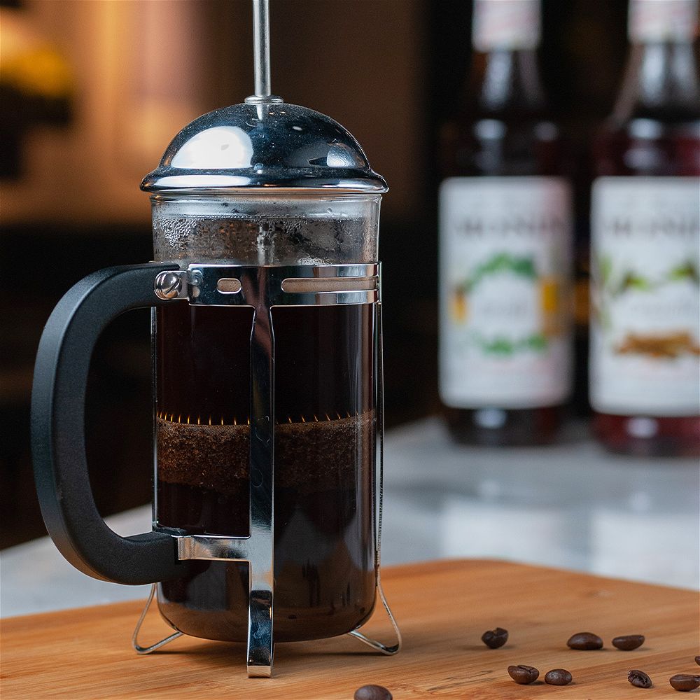 法式黑咖啡壶–热咖啡